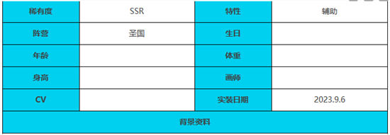 《绯色回响》手游 利维坦角色介绍